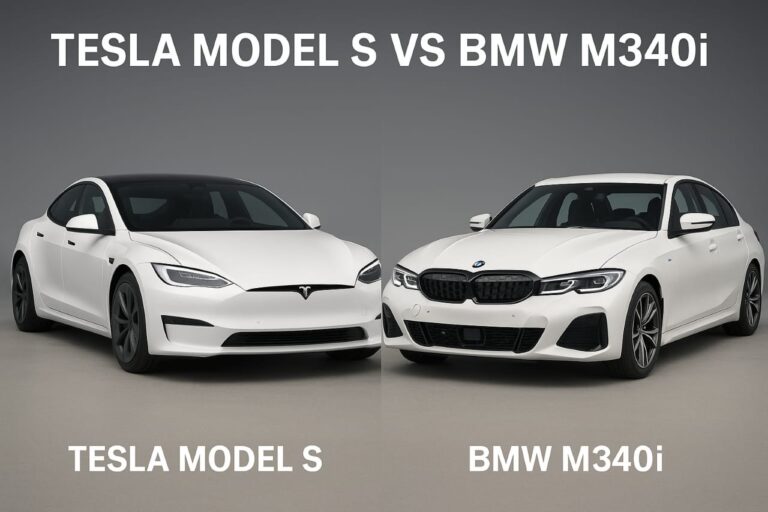 Electric Beast vs Petrol Monster: Tesla Model S vs BMW M340i
